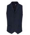 PR625 Premier Herringbone Waistcoat Navy colour image